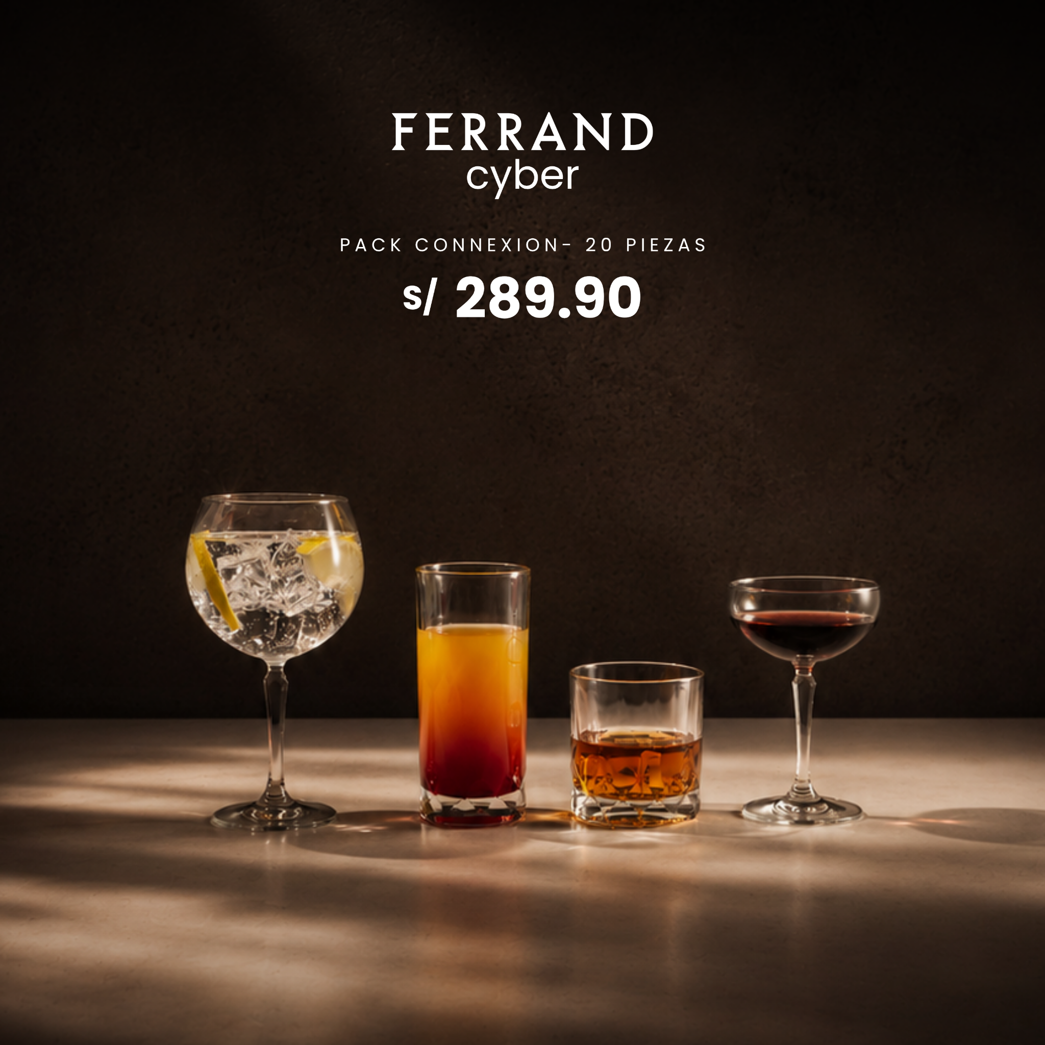 Arte Cyber Ferrand: Pack Connexion 20 piezas a S/289.90
